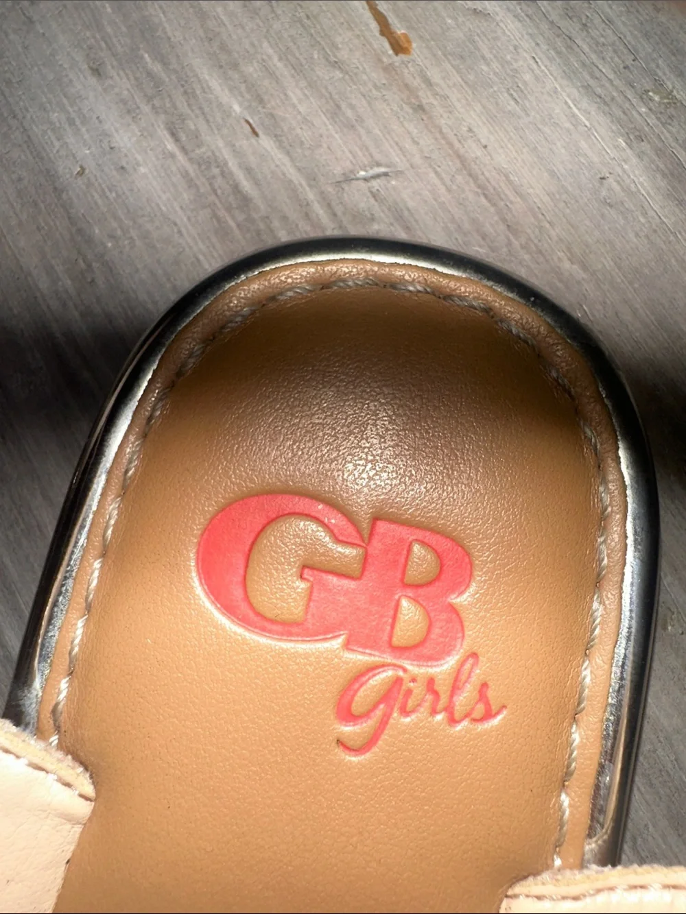 GB girls Tan Sandal